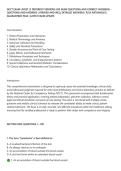NCCT EXAM LATEST &lpar;2 DIFFERENT VERSIONS 200 EXAM QUESTIONS AND CORRECT ANSWERS&rpar; &NewLine;QUESTIONS AND ANSWERS &vert; VERIFIED AND WELL DETAILED ANSWERS &vert; PLUS RATIONALES &vert;&NewLine;GUARANTEED PASS &vert; LATEST EXAM UPDATE