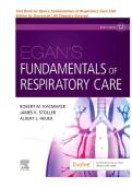 Egan&rsquo;s Fundamentals of Respiratory Care &ndash; 12th Edition &ndash; Robert Kacmarek &vert;ISBN&colon; 9780323811217 &vert;  Complete Test Bank &lpar;All Chapters&rpar; &vert; Respiratory Care Practice Questions & Answer Guide 