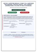 NUR 2811 Capstone Module 1 Exam &vert; Questions with Correct Answers & Detailed Rationales &vert; International College of Health Sciences 2026&NewLine;