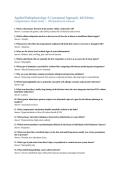 Applied Pathophysiology A Conceptual Approach&comma; 4th Edition&NewLine;Comprehensive Study Guide &mdash; 199 Questions & Answers&NewLine;