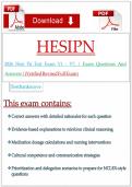 2026 Hesi Pn Exit Exam V1 - V7&comma; &vert; Exam Questions And Answers &vert; &lpar;Verified Revised Full Exam&rpar;&NewLine;