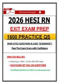 2026 HESI RN Exit Exam Prep &vert; NGN Nursing Questions &vert; 2026 HESI Nursing Exit Exam Questions &lpar;Latest PDF Update&rpar;