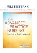 Test Bank Complete- Advanced Practice Nursing&colon; Essentials For Role Development 5th Edition&comma; &lpar;2025 Update&rpar; By Lucille A&period; Joel&semi; All Chapters 1-30&vert; 4 Units&vert; Verified With Detailed Answers&vert; Rated A&plus;&NewLine;
