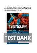 Test Bank for Huether & McCance&rsquo;s Pathophysiology&colon; The Biologic Basis for Disease in Adults and Children 10th Edition by Sue E&period; Huether & Kathryn L&period; McCance &vert; Questions and Answers 2027