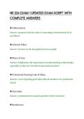 NR 226 EXAM 1 UPDATED EXAM SCRIPT WITH&NewLine;COMPLETE ANSWERS