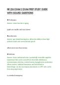 NR 226 EXAM 2 EXAM PREP STUDY GUIDE&NewLine;WITH SOLVED QUESTION