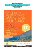 Test Bank for Medical-Surgical Nursing&colon; Concepts for Clinical Judgment and Collaborative Care 11th Edition by Donna D&period; Ignatavicius&comma; Nicole M&period; Heimgartner&vert; 9780323878265&vert; All Chapters&vert; LATEST&NewLine;