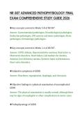 NR 507 ADVANCED PATHOPHYSIOLOGY FINAL&NewLine;EXAM COMPREHENSIVE STUDY GUIDE 2026