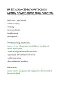 NR 507 ADVANCED PATHOPHYSIOLOGY&NewLine;MIDTERM COMPREHENSIVE STUDY GUIDE 2026