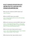 NR 507 ADVANCED PATHOPHYSIOLOGY&NewLine;MIDTERM PRACTICE QUESTIONS WITH&NewLine;DETAILED EXPLANATIONS 2026