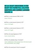 NR 507 EDAPT ENDOCRINE SYSTEM&NewLine;EDAPT TEST PAPER FULL SOLUTION&NewLine;QUESTIONS AND CORRECT ANSWERS&NewLine;GRADED A&plus;