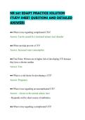 NR 507 EDAPT PRACTICE SOLUTION&NewLine;STUDY SHEET QUESTIONS AND DETAILED&NewLine;ANSWERS
