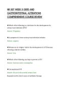 NR 507 WEEK 5 GERD AND&NewLine;GASTROINTESTINAL ALTERATIONS&NewLine;COMPREHENSIVE COURSE REVIEW