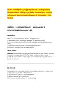 NURS 5334 Quiz 2&colon; Cephalosporins&comma; Carbapenems&comma; &NewLine;Monobactams & Glycopeptides University of Texas at &NewLine;Arlington &vert; Questions with Answers & Rationales &vert; 2026 &NewLine;Update