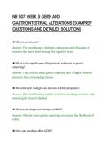NR 507 WEEK 5 GERD AND&NewLine;GASTROINTESTINAL ALTERATIONS EXAMPREP&NewLine;QUESTIONS AND DETAILED SOLUTIONS