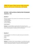 CHEM 233 Lesson 4 Quiz American Public University &vert; &NewLine;Questions with Answers & Rationales &vert; 2026 Update