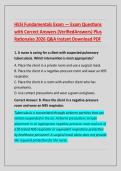 HESI Fundamentals Exam &mdash; Questions & Answers 2026 &mdash; Practice Q&A with Rationales