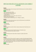 IHI PS 102 UPDATED ACTUAL QUESTIONS AND CORRECT&NewLine;ANSWERS