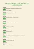 IME 2 QUIZ 1 UPDATED ACTUAL QUESTIONS AND&NewLine;CORRECT ANSWERS