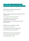 NR 567 TEST PAPER QUESTIONS AND&NewLine;SOLUTIONS COMPLETE REVIEW MATERIA