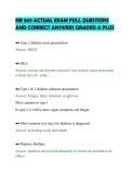 NR 569 ACTUAL EXAM FULL QUESTIONS&NewLine;AND CORRECT ANSWERS GRADED A PLUS