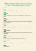 MKT 301 UNIVERSITY OF DAYTON EXAM &num;1 UPDATED&NewLine;ACTUAL QUESTIONS AND CORRECT ANSWERS