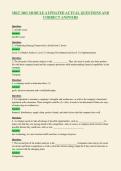 MKT 3401 MODULE 4 UPDATED ACTUAL QUESTIONS AND&NewLine;CORRECT ANSWERS