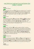 NURA 307 EXAM 2 UPDATED ACTUAL QUESTIONS AND&NewLine;CORRECT ANSWERS
