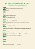 ONE YIELD V2 CERTIFICATION UPDATED ACTUAL&NewLine;QUESTIONS AND CORRECT ANSWERS