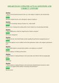 OSH 445 EXAM 1 UPDATED ACTUAL QUESTIONS AND&NewLine;CORRECT ANSWERS