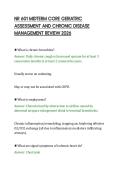 NR 601 MIDTERM CORE GERIATRIC&NewLine;ASSESSMENT AND CHRONIC DISEASE&NewLine;MANAGEMENT REVIEW 2026