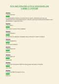 WGU D033 UPDATED ACTUAL QUESTIONS AND&NewLine;CORRECT ANSWERS