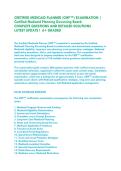 CERTIFIED MEDICAID PLANNER &lpar;CMP&trade;&rpar; EXAMINATION &vert;&NewLine;Certified Medicaid Planning Governing Board&colon;&NewLine;COMPLETE QUESTIONS AND DETAILED SOLUTIONS&NewLine;LATEST UPDATE &excl;  A&plus; GRADED&NewLine;