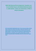 NURS 5334 Advanced Pharmacology Exam 1 Questions and &NewLine;Correct Verified Answers with Detailed Rationales Graded &NewLine;A &vert; 2026 Updated &ndash; Master Vol of Distribution&comma; CYP450&comma; & &NewLine;Lifespan Calculations 