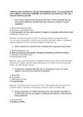 AWHONN ADVANCED FETAL HEART MONITORING EXAM &ndash; EXAM QUESTIONS &NewLine;AND CORRECT ANSWERS &lpar;VERIFIED ANSWERS&rpar; PLUS RATIONALE &vert; 2027 Q&A &vert; &NewLine;INSTANT DOWNLOAD PDF