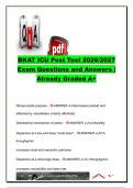 BKAT ICU Post Test 2026&sol;2027 &vert; 100&plus; Exam Questions & Answers &vert; Critical Care Pharmacology&comma; ECG&comma; Hemodynamics&comma; Ventilators&comma; Neuro&comma; Renal & Emergency Nursing