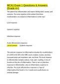 MCA1 Exam 1 Questions & Answers &lpar;Grade A&plus;&rpar;&period;docx&NewLine;&NewLine;