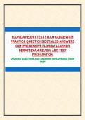 FLORIDA PERMIT TEST STUDY GUIDE WITH PRACTICE QUESTIONS DETAILED ANSWERS COMPREHENSIVE FLORIDA LEARNER PERMIT EXAM REVIEW AND TEST PREPARATION