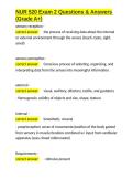 NUR 520 Exam 2 Questions & Answers &lpar;Grade A&plus;&rpar;&period;docx&NewLine;&NewLine;