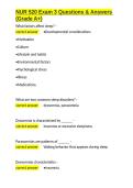 NUR 520 Exam 3 Questions & Answers &lpar;Grade A&plus;&rpar;&period;docx&NewLine;&NewLine;