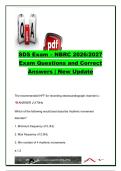 SDS Exam NBRC 2026&sol;2027 &vert; 150&plus; Questions & Correct Answers &vert; Polysomnography&comma; CPAP&sol;BiPAP&comma; MSLT&comma; Sleep Scoring&comma; ECG&comma; AASM & Sleep Disorders &vert; NBRC