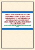 FLORIDA VOCAL ASSOCIATION ALL-STATE MUSICIANSHIP MIDDLE SCHOOL TERMS STUDY GUIDE WITH PRACTICE QUESTIONS DETAILED ANSWERS COMPREHENSIVE MUSIC THEORY AND VOCAL MUSIC REVIEW AND EXAM PREPARATION