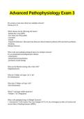 Advanced Pathophysiology Exam 3