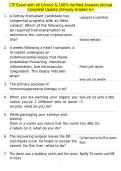 CTP Exam with all Correct & 100&percnt; Verified Answers &vert;Actual Complete Update &vert;Already Graded A&plus;