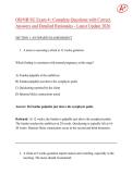 OB&sol;NB SU Exam 4 &vert; Complete Questions with Correct  Answers and Detailed Rationales - Latest Update 2026&vert;Ace your exam on your first attempt&excl;&excl;