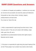 RAMP EXAM Actual 2026 Newest Updated Questions and Correct Answers &lpar;Latest 2026 &sol; 2027 Update&rpar; &lpar;Verified Answers by Expert&rpar;