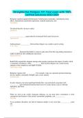 Straighterline Religion 101 Final exam&period; Questions with 100&percnt; Verified Solutions