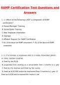 RAMP Certification Test Actual 2026 Newest Updated Questions and Correct Answers &lpar;Latest 2026 &sol; 2027 Update&rpar; &lpar;Verified Answers by Expert&rpar;