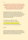 WGU C180 EXAM &sol; INTRODUCTION TO PSYCHOLOGY &sol; WGU &NewLine;C180 INTRODUCTION TO PSYCHOLOGY OBJECTIVE ASSESSMENT &NewLine;&lpar;OA&rpar; ACTUAL 2026&sol;2027 COMPLETE ACCURATE EXAM &NewLine;APPROVED QUESTIONS AND CORRECT VERIFIED ANSWERS &NewLine;&lpar;DETAILED ANSWERS&rpar; LATEST UPDATED VERSION 