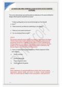 ATI MED SURG PROCTORED EXAM QUESTIONS & ANSWERS WITH RATIONALES